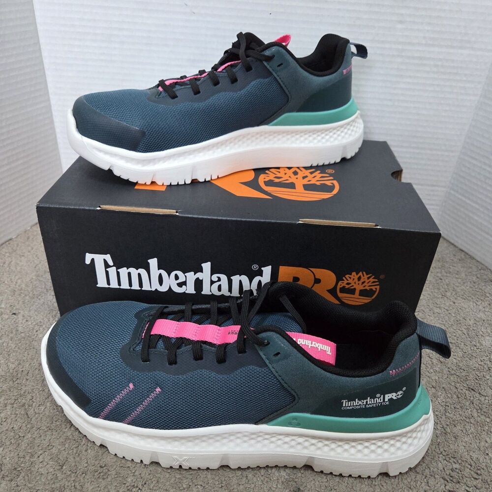 Womens Timberland PRO Setra Athletic Composite Toe Work Sneaker Sz 8